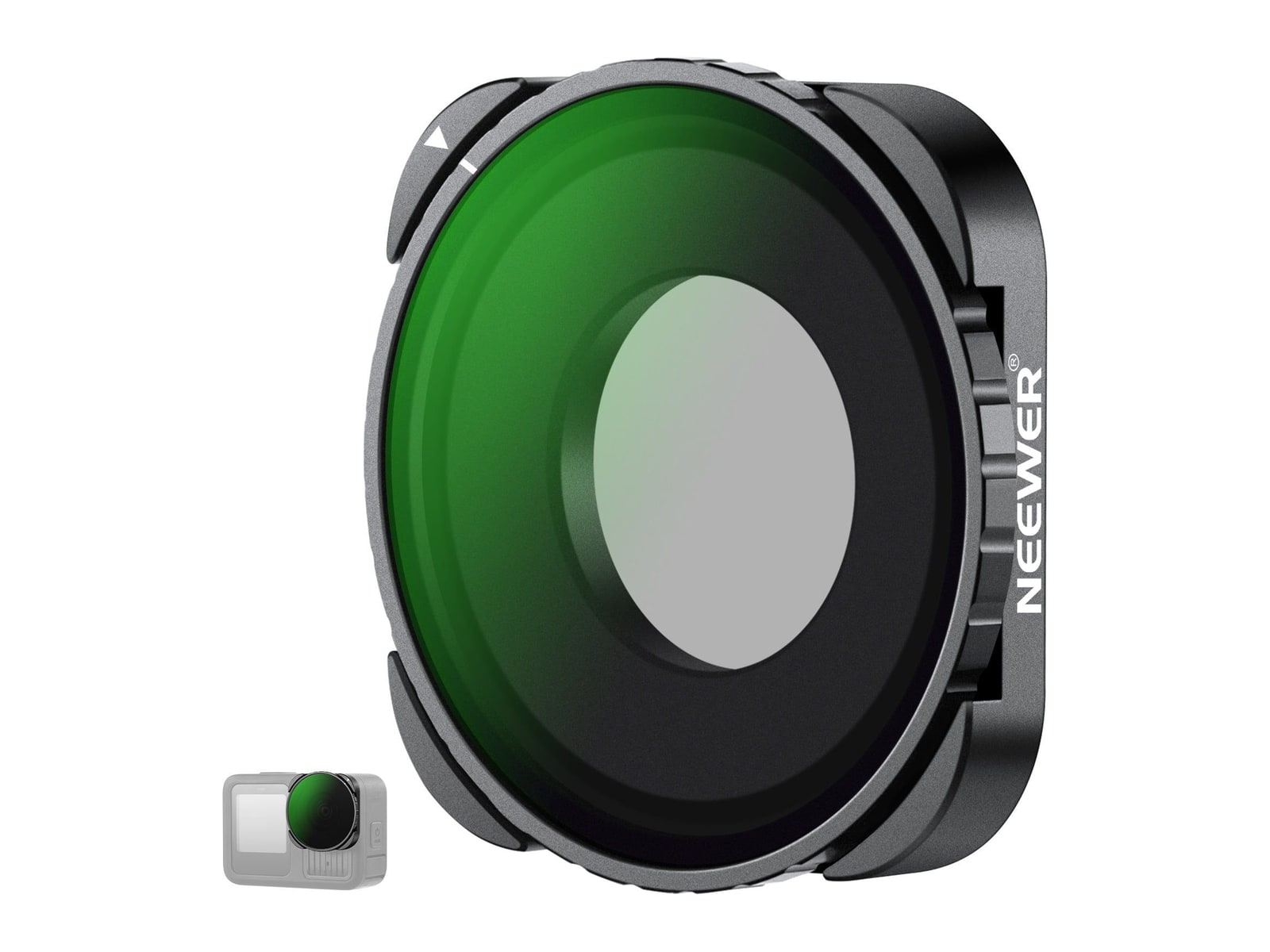 Neewer - FL-GP23 Rotating CPL Filter For GoPro Hero 13 12 11 10 9 Camera Accessories
