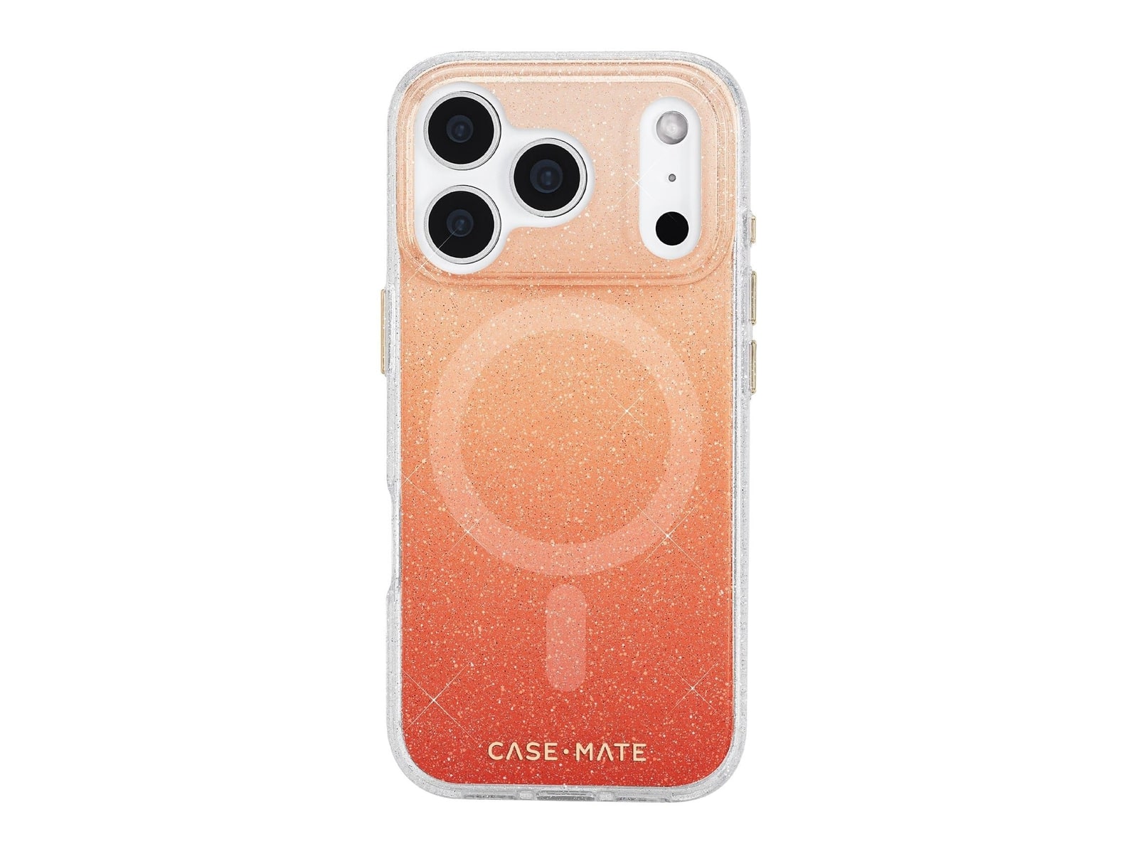 Case-Mate - Sheer Twinkle Orange Ombré MagSafe - iPhone 17 Pro