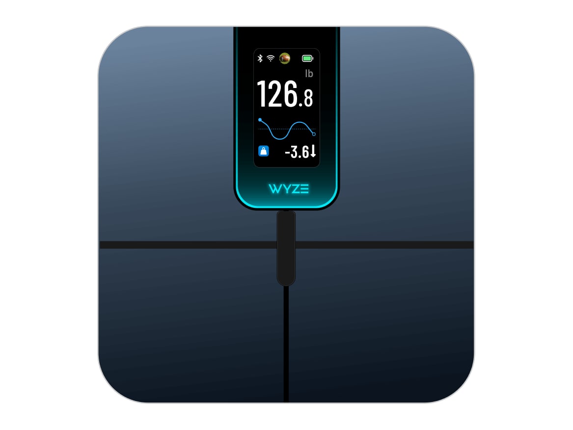 Wyze - Scale Ultra Black Smart Scales