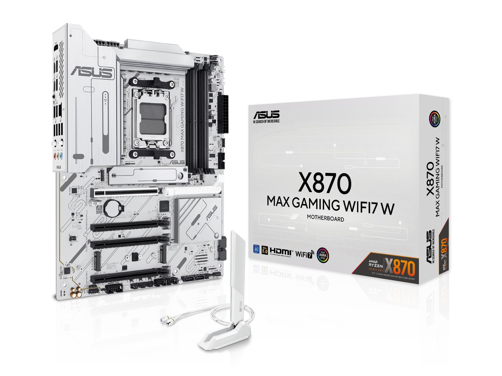ASUS - X870 MAX Gaming WIFI7 W Motherboards