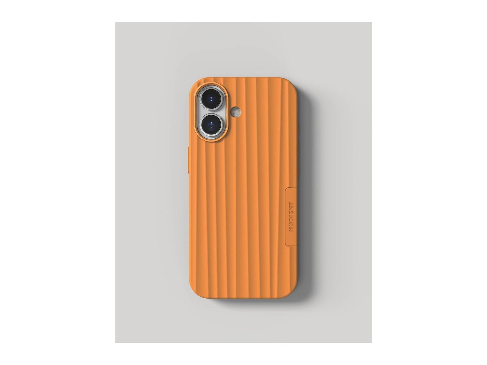 Nudient - Bold Case with MagSafe for iPhone 17 - Magma Orange