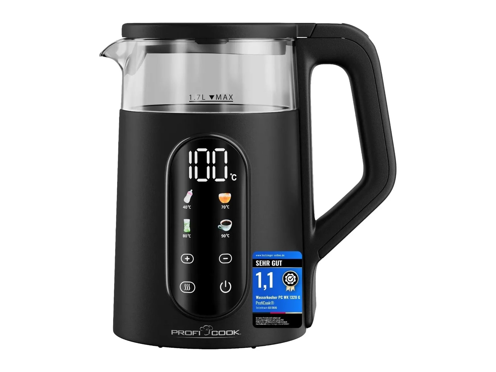 Profi Cook - PC-WK 1328 G Black Electric Kettles