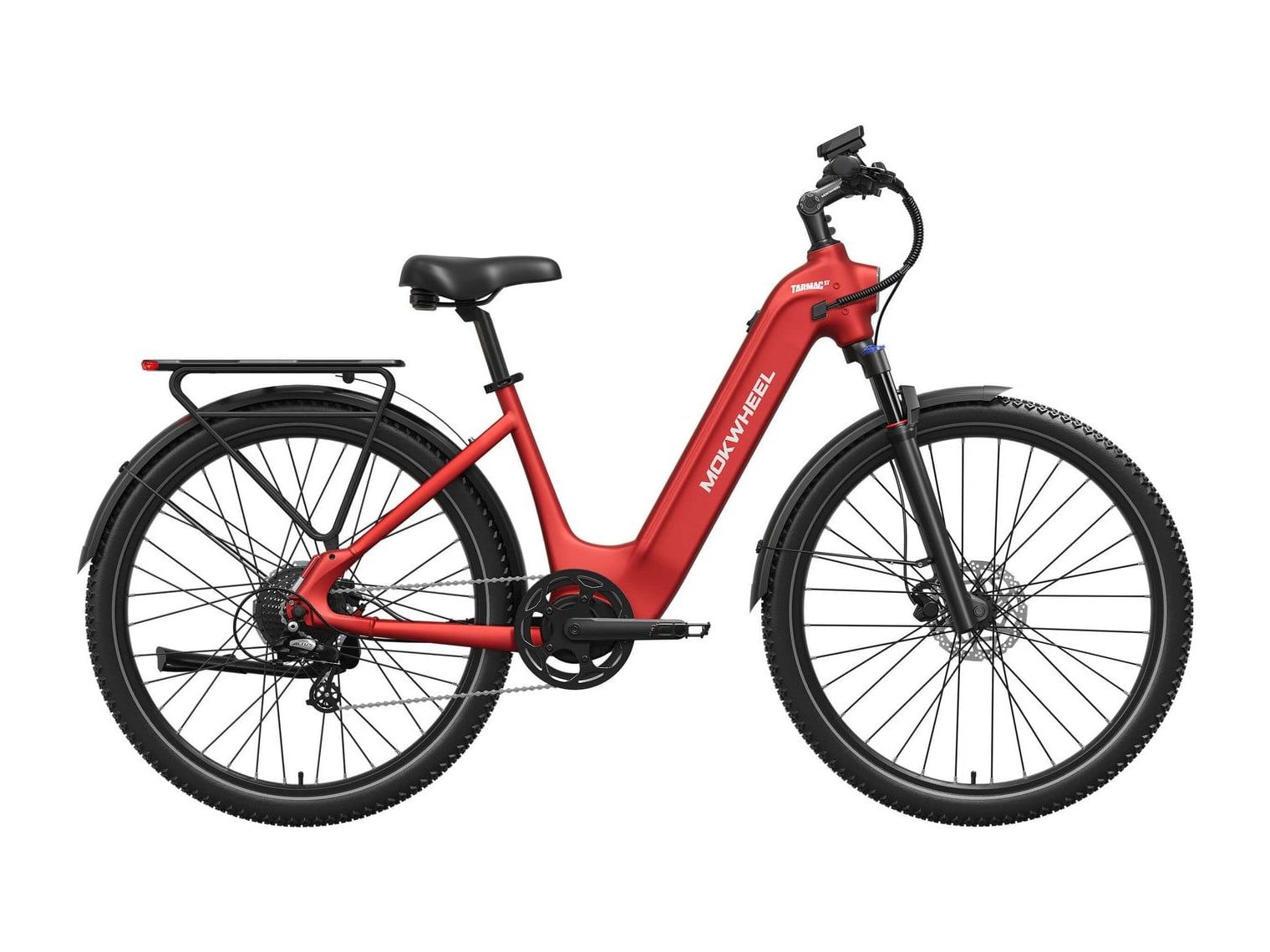 Mokwheel - Tarmac ST Crimson Red Electric Bikes