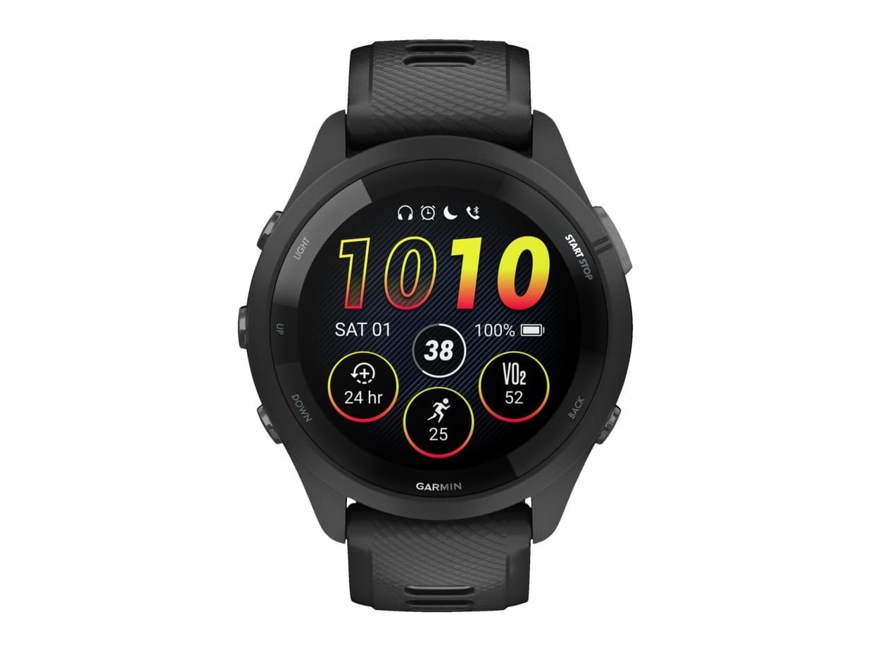 Garmin - Forerunner 265 Smart Watches - Black
