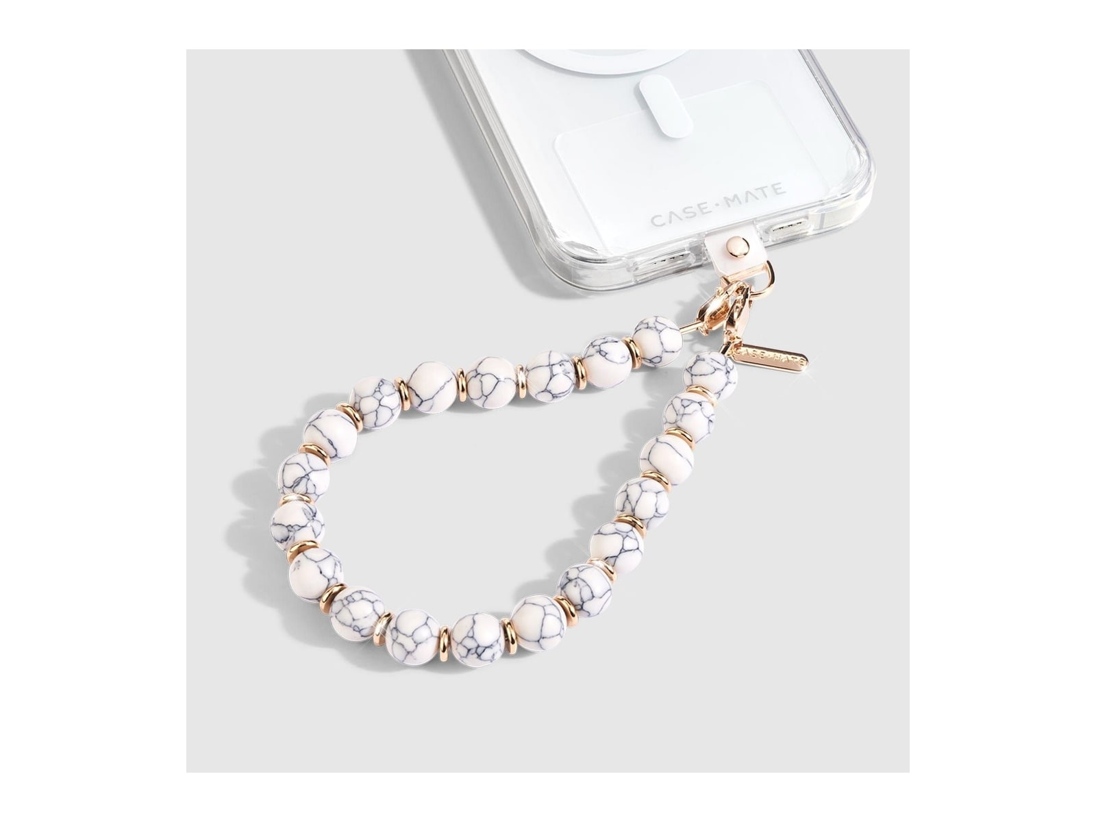 Case-Mate - Phone Charm - White Marble