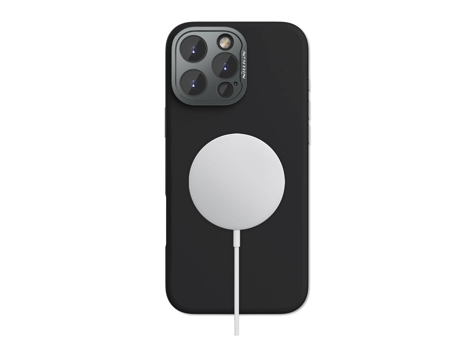 Nillkin - MagSafe Compatible Lens Wing Case - iPhone 16 Pro Max - Elegant Black