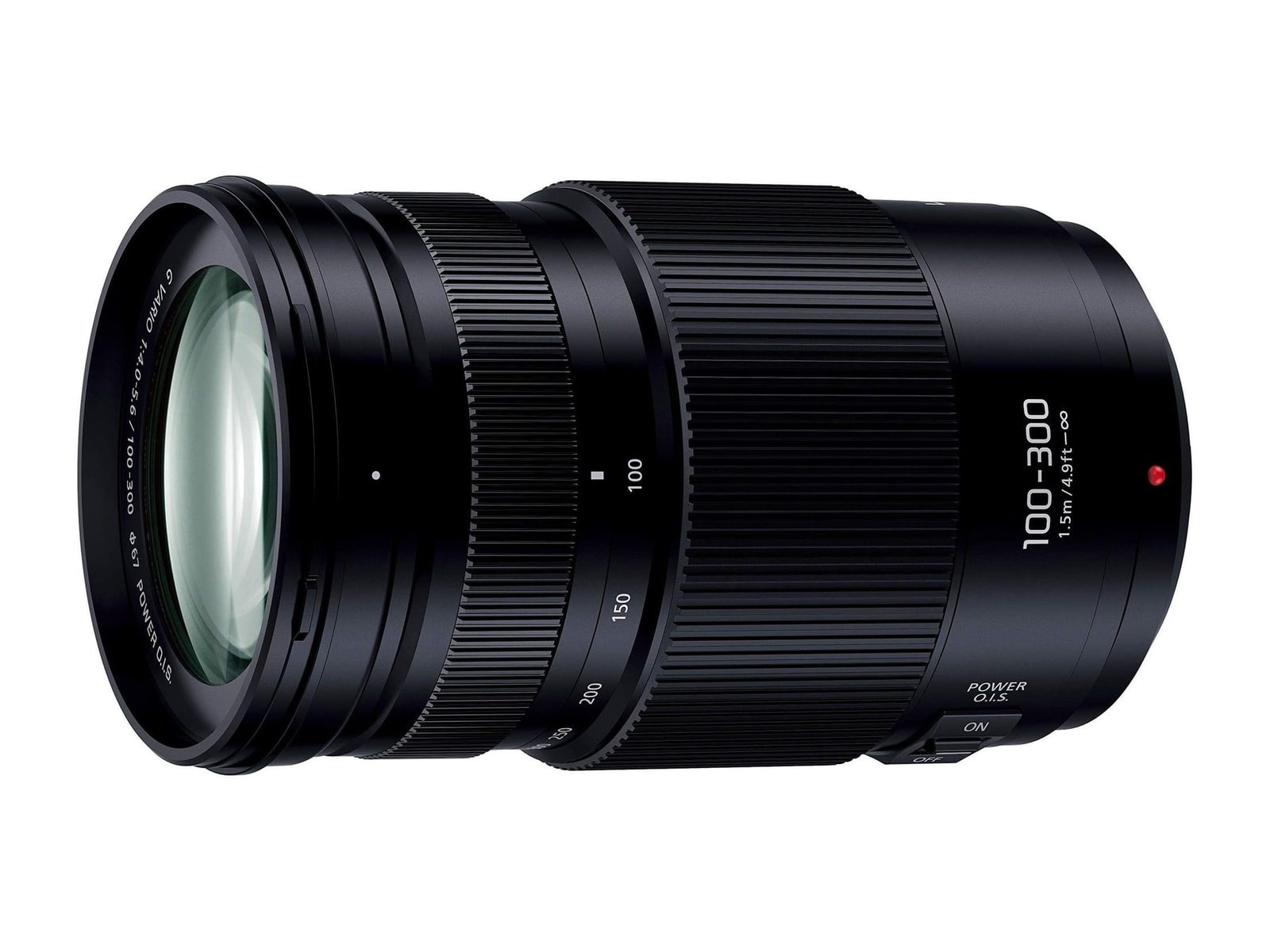 Panasonic - Lumix G Vario 100-300mm f/4-5.6 II POWER O.I.S. Camera Lenses - Black