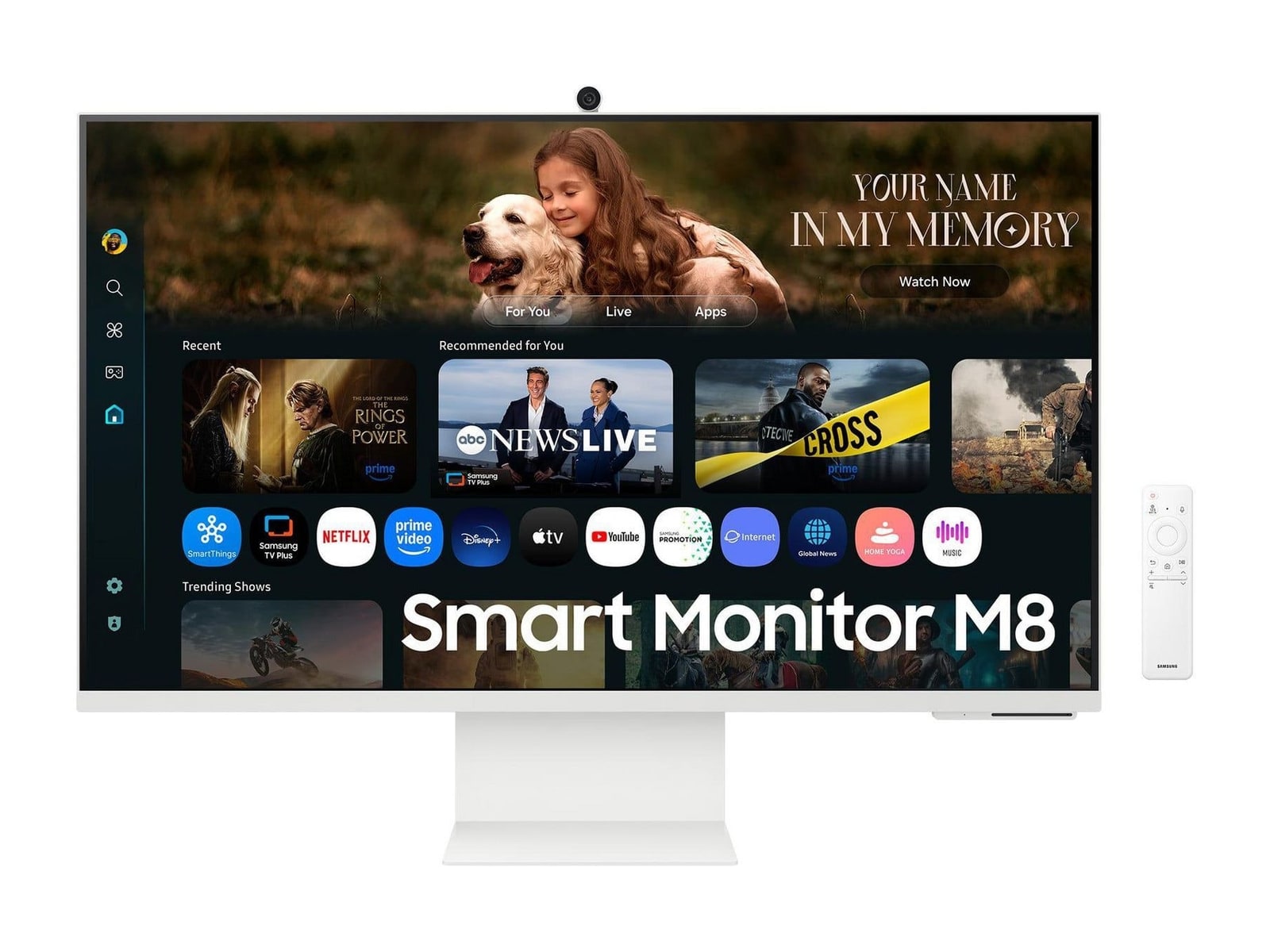 Samsung - 32" Smart Monitor M8 M80F 4K UHD 60Hz Professional Monitors (EU)