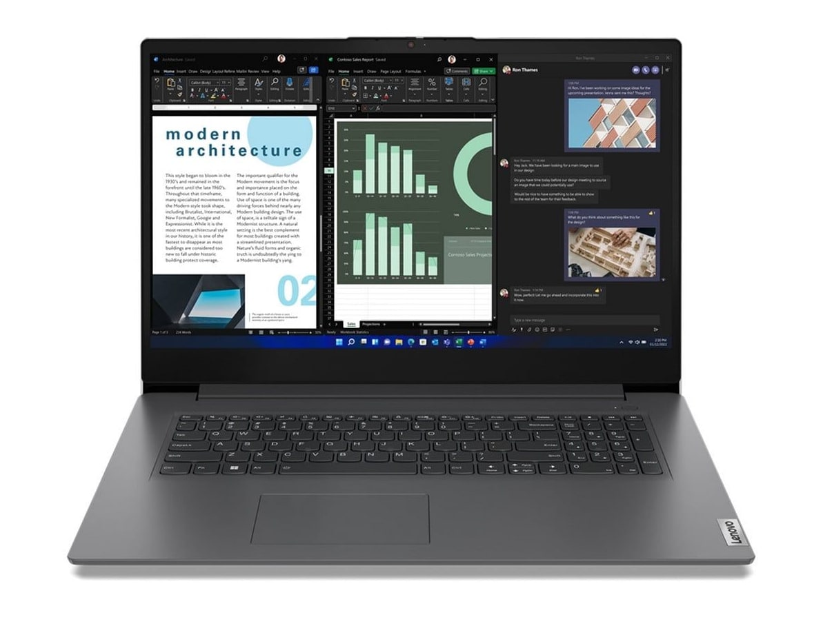 Lenovo - V17 G4 IRU 17.3" - Intel Core i5-13420H chip - 8GB Memory - 512GB SSD - Gray