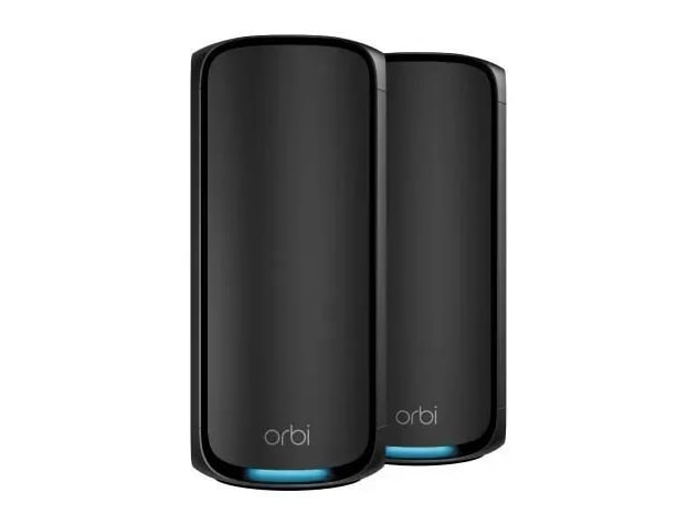 Netgear - Orbi RBE972SB Quad-Band Wi-Fi 7 (802.11be) Mesh Wi-Fi Systems
