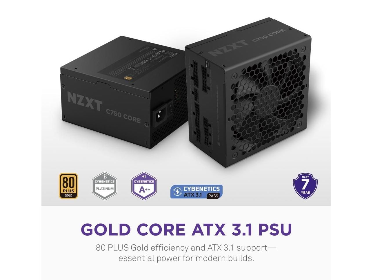 NZXT - C750 Gold Core 750W Power Supplies
