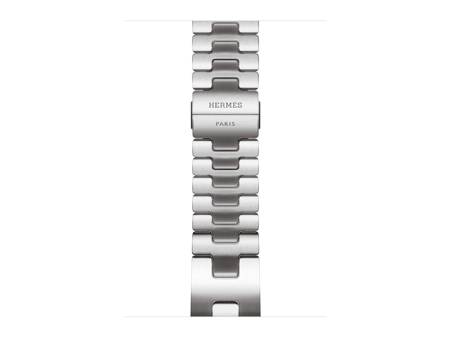 Apple - Apple Watch Hermès Grand H - 46mm - Large - Satiné