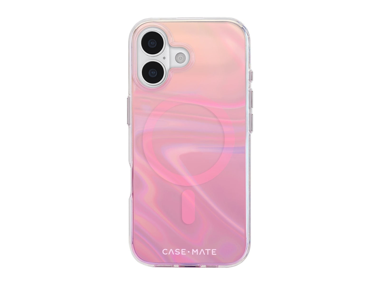 Case-Mate - Peach Soap Bubble® MagSafe - iPhone 17 - Peach Iridescent