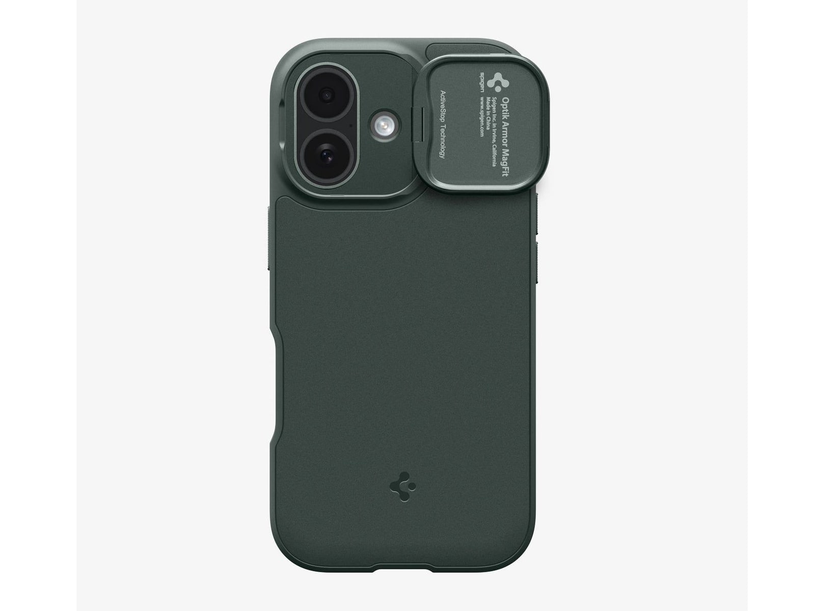 Spigen - Optik Armor (Mag Fit) - iPhone 17 - Abyss Green