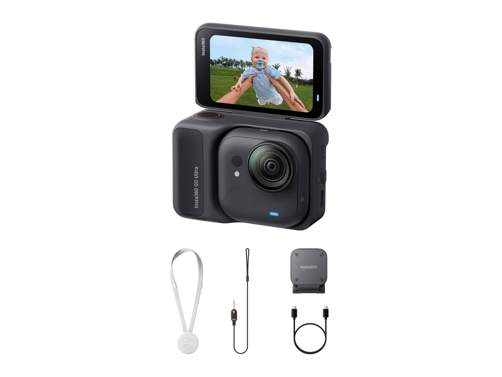 Insta360 - GO Ultra 4K Action Cameras - Black
