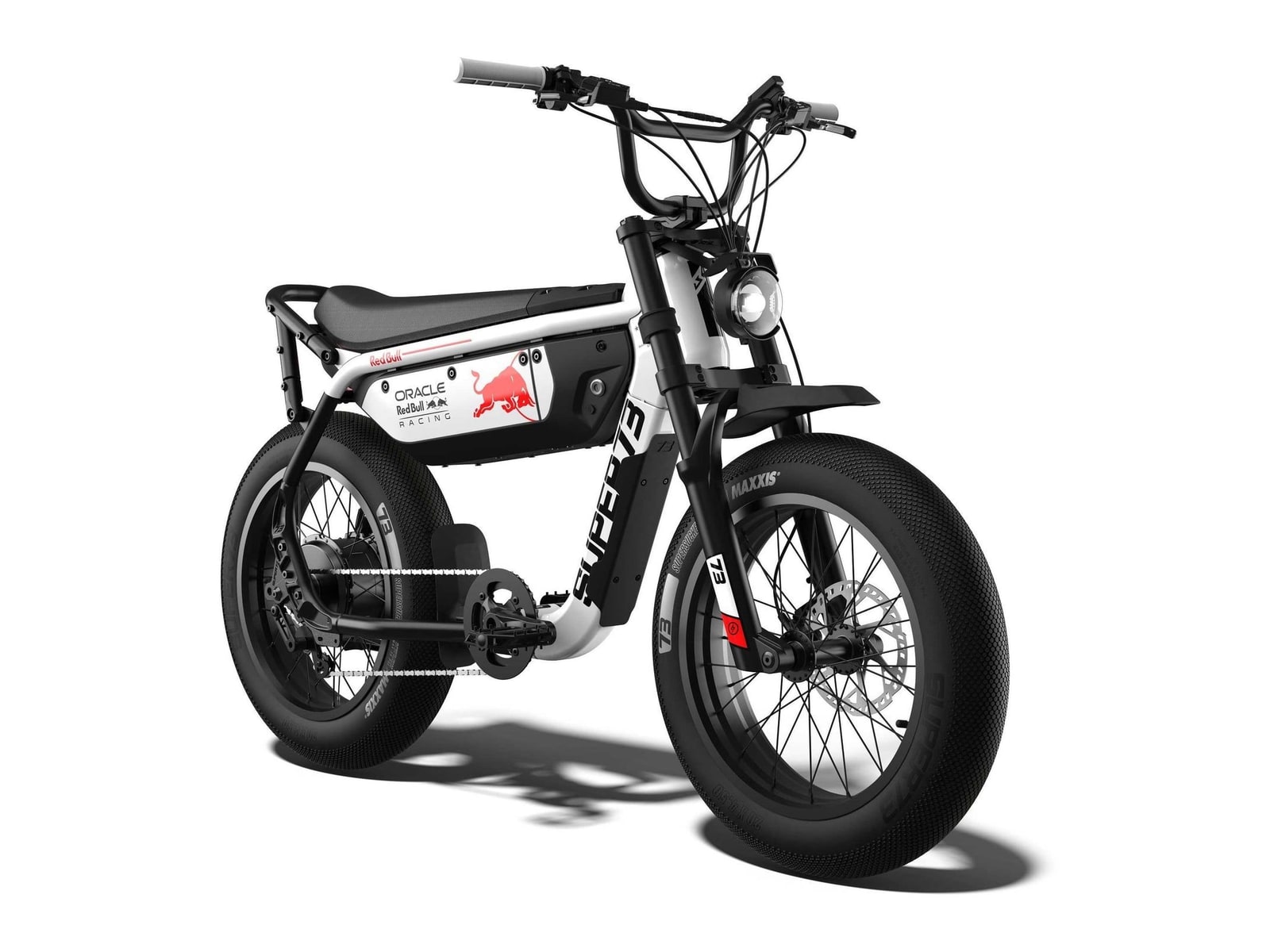 SUPER73 - M1D SE Oracle Red Bull Racing Suzuka White Electric Bikes