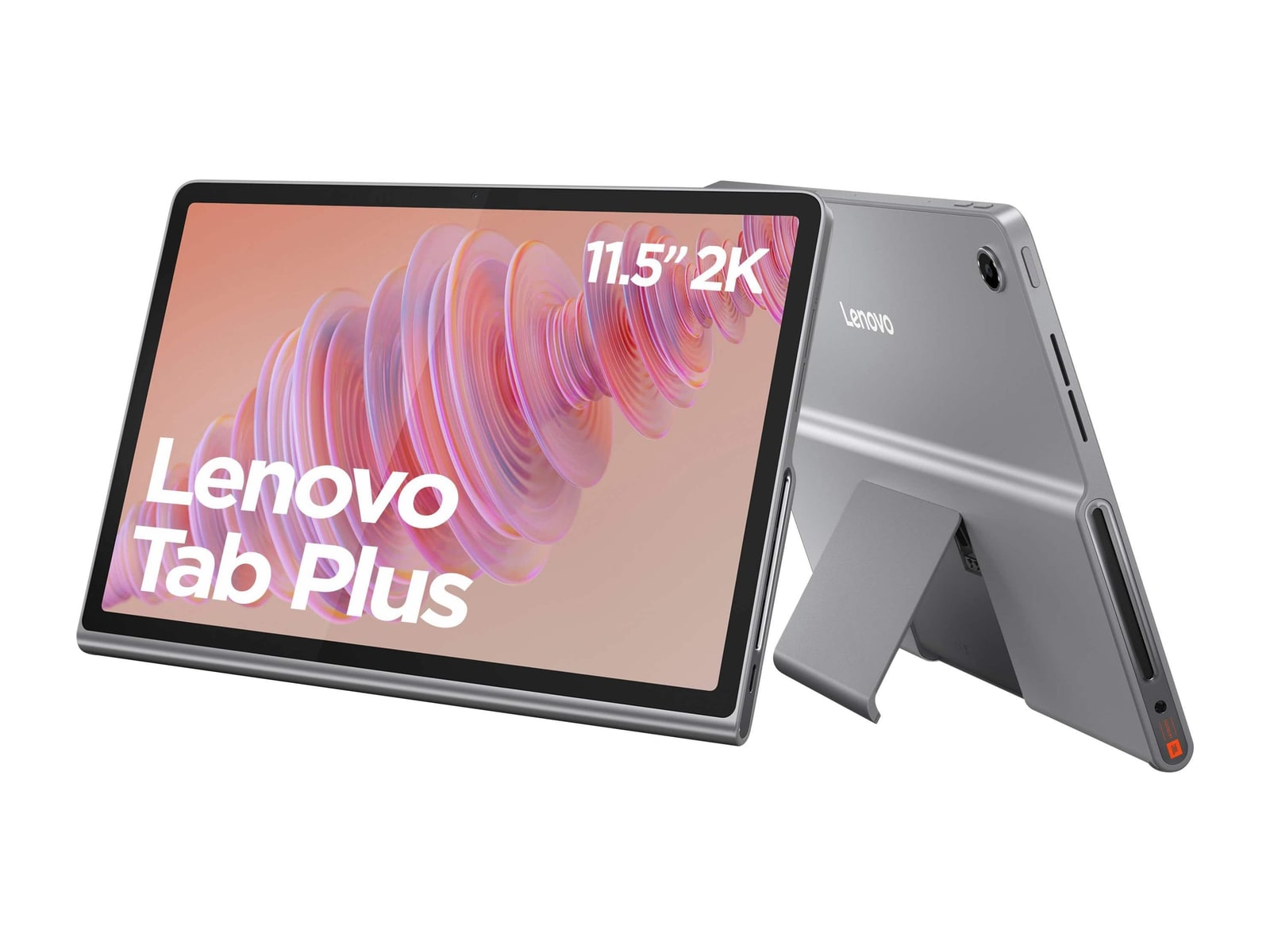 Lenovo - Tab Plus - 128GB - Wi-Fi - Luna Grey