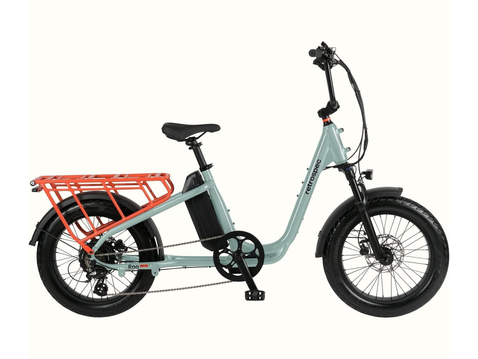 Retrospec - Roo Rev XL Cargo Mint Electric Bikes