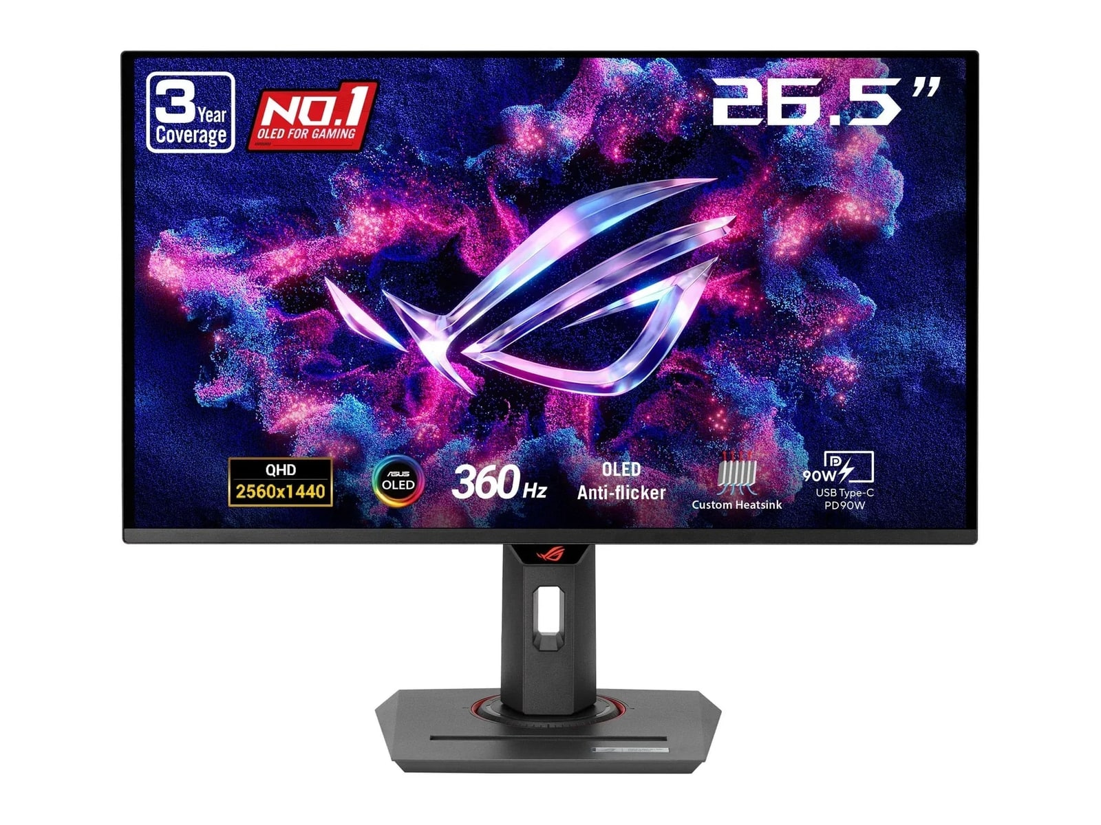ASUS - 26.5" ROG Strix XG27ACDNG QHD 360Hz OLED Monitors