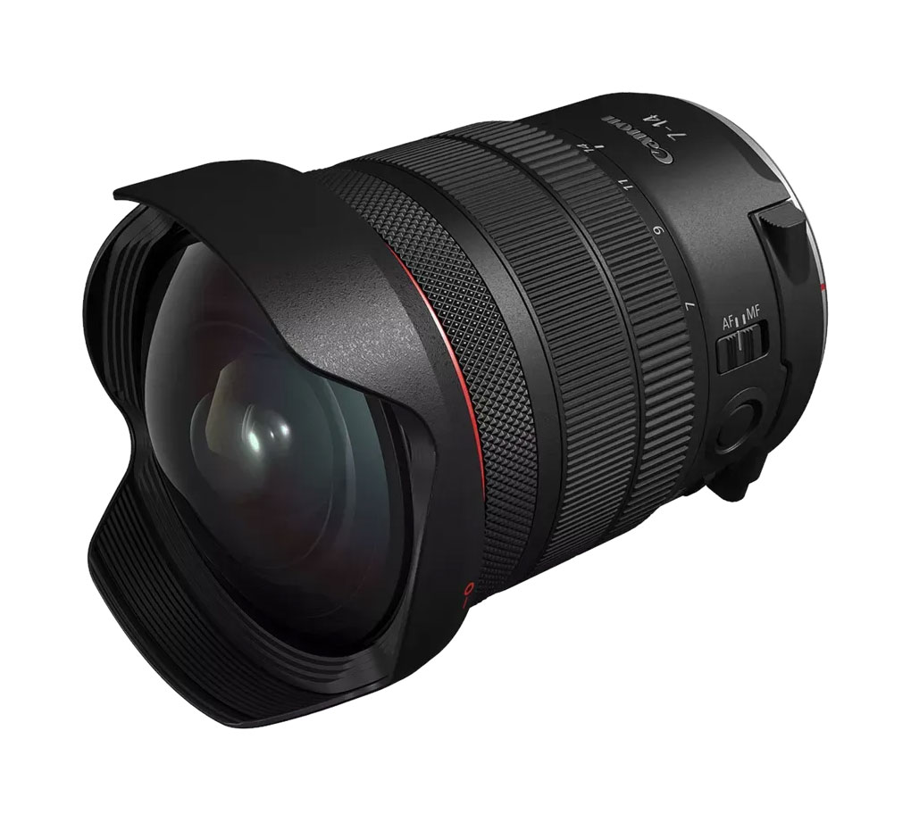 Canon - RF 7-14mm F2.8-3.5 L Fisheye STM Camera Lenses - Black