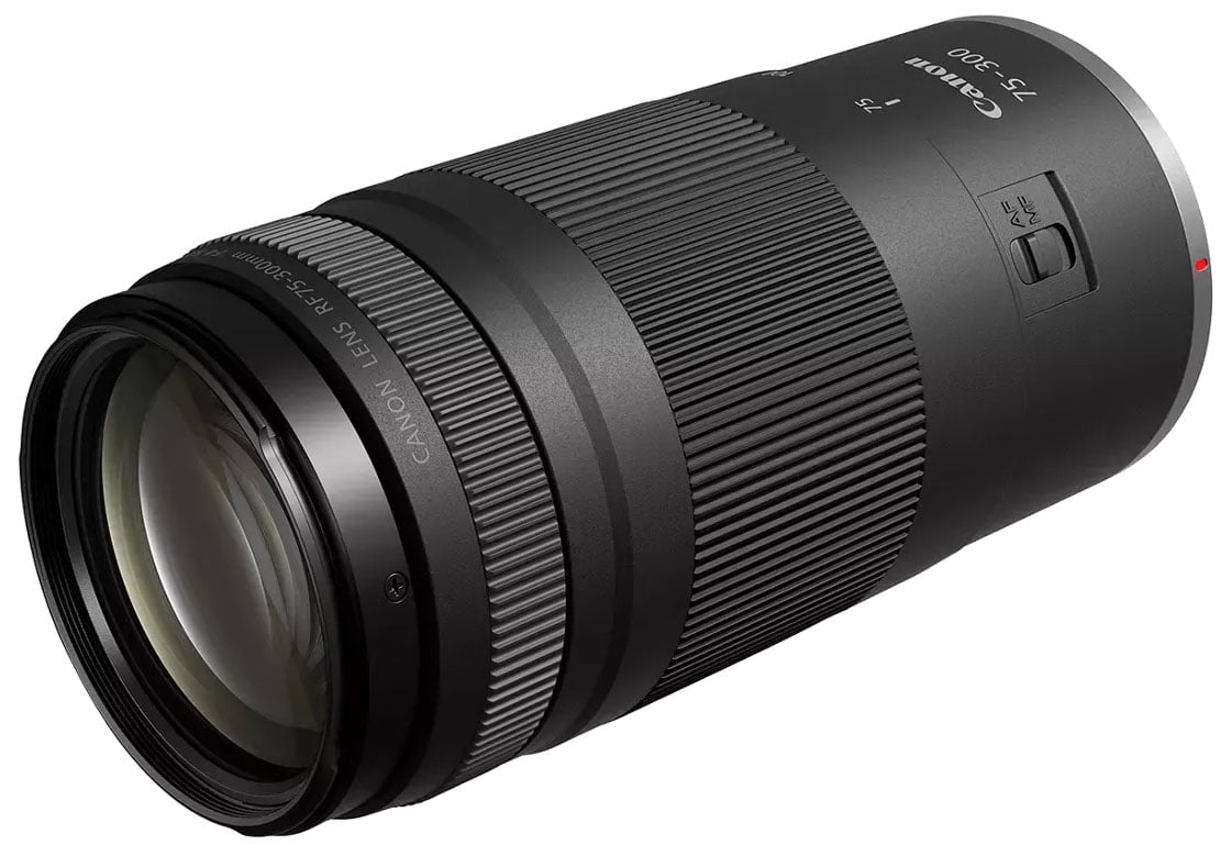 Canon - RF75-300mm F4-5.6 Camera Lenses - Black