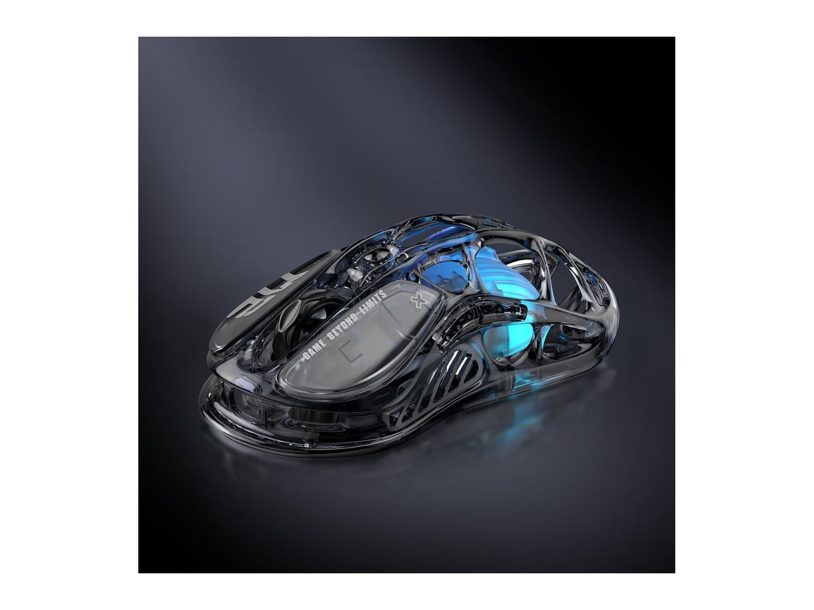 GravaStar - Mercury M2 Wireless Mice - Transparent Black