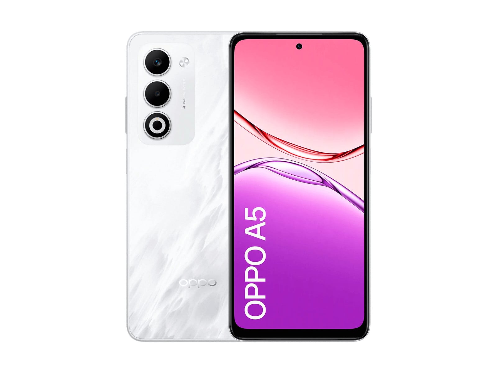 OPPO - A5 2025 4G 128GB - Mist White