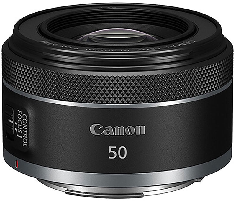 Canon - RF50mm F1.8 STM Camera Lenses - Black