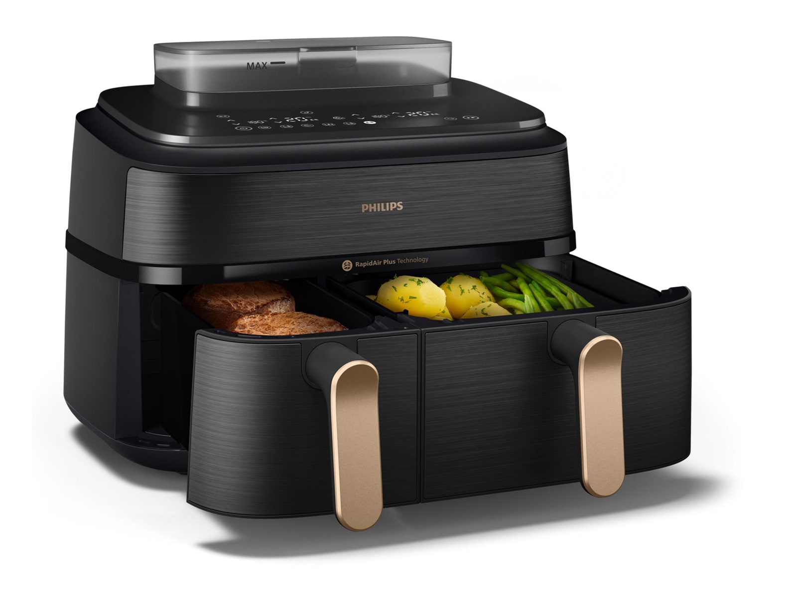 Philips - Airfryer Combi 5000 Series Dual Basket NA552/00 Air Fryers (EU)