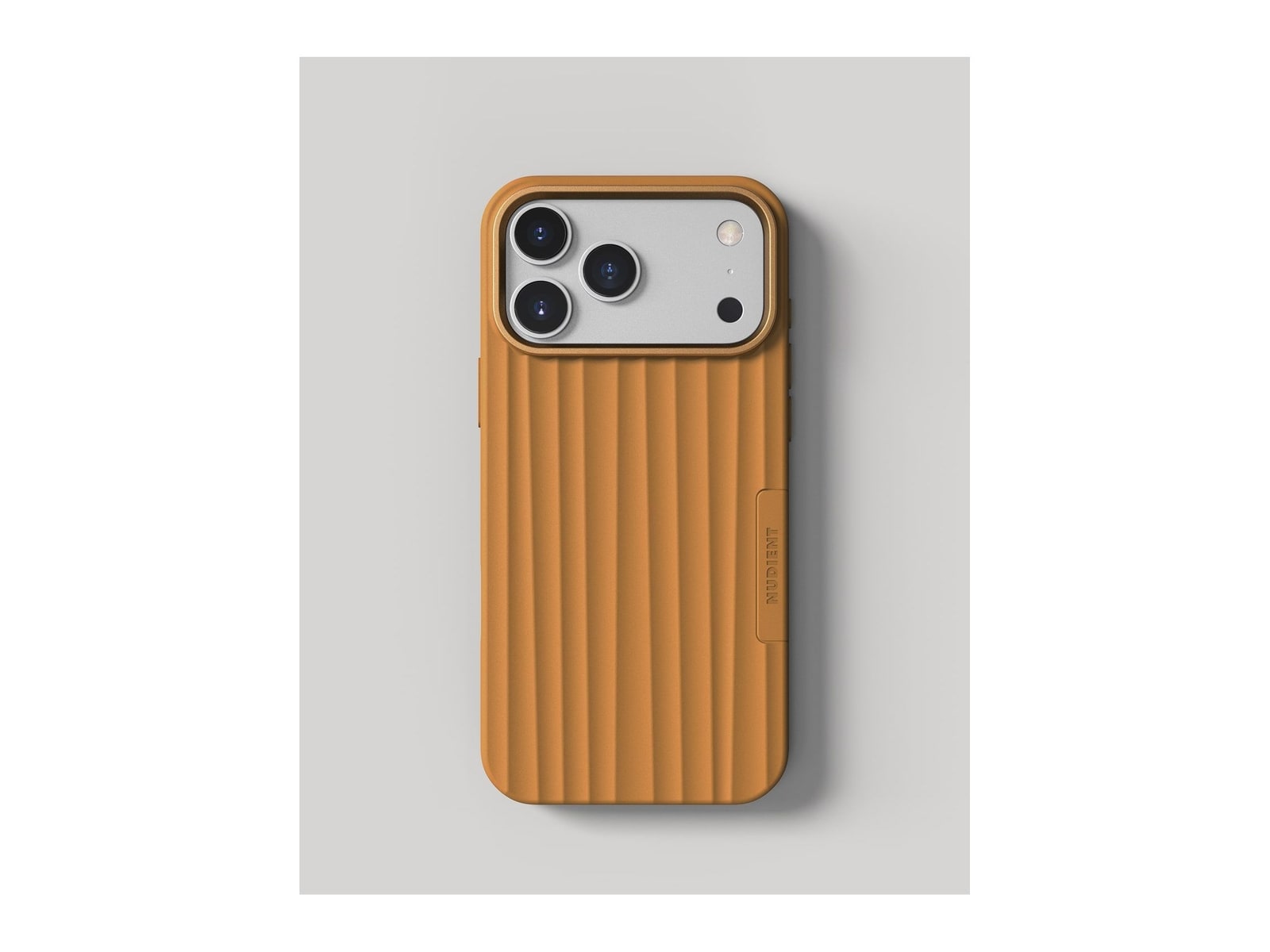 Nudient - Bold Case with MagSafe for iPhone 17 Pro Max - Amber Yellow