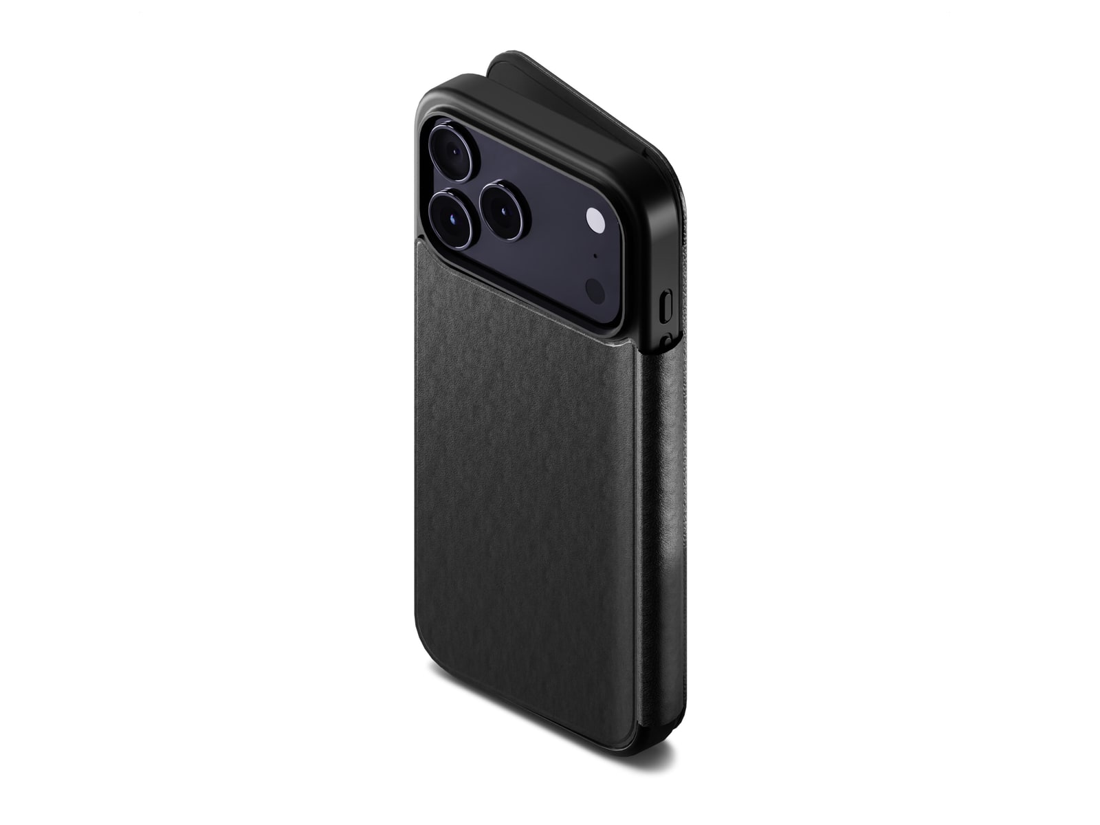 Cygnett - MagWallet Magnetic Leather Wallet Case for iPhone 17 Pro Max - Black