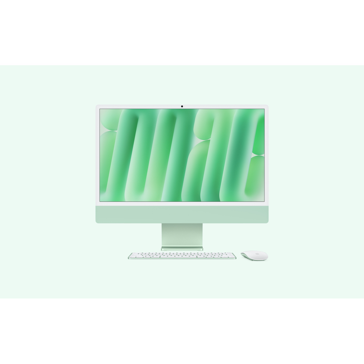 Apple - iMac 24" All-in-One Desktop - M4 chip - 10-core CPU - 10-core GPU - 16GB Memory - 256GB SSD - Standard glass - Green