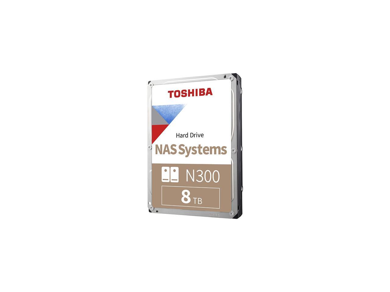 Toshiba - N300 8TB Storage Drives - SATA III (SATA 6.0 Gb/s)