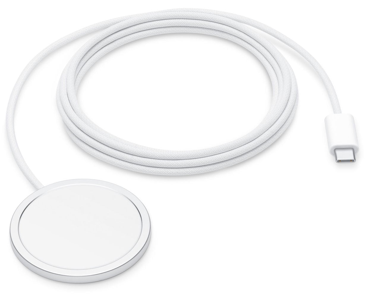 Apple - MagSafe Charger - 2 m (6.6 ft) - Wireless Charger for iPhone and AirPods - White