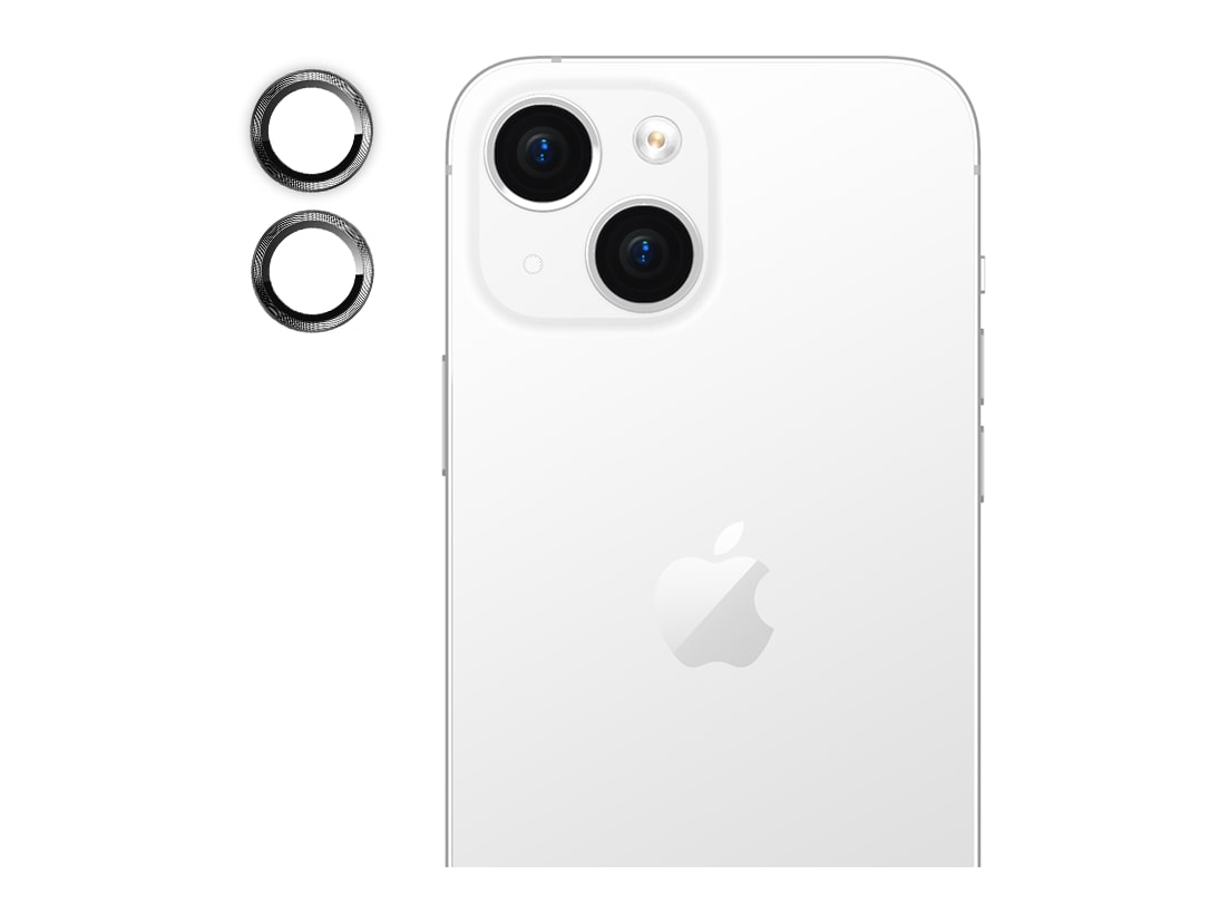 i-Blason - Lens Protector - iPhone 15 Plus - Silver