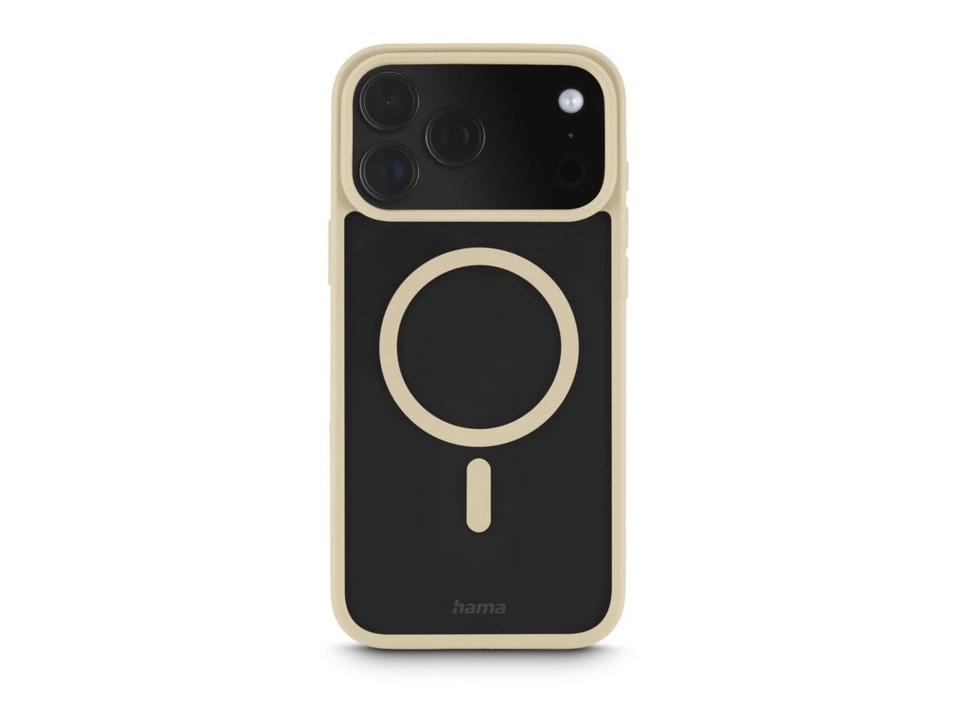Hama - Frame Protect Cover - Apple iPhone 17 Pro Max - Beige, Transparent