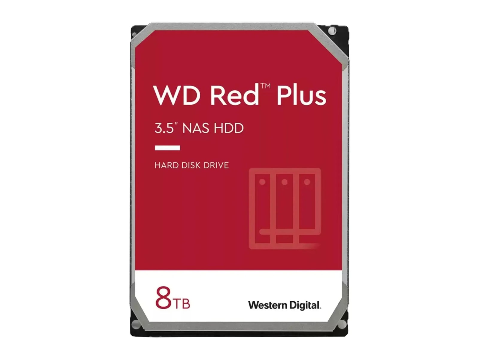 Western Digital - WD Red Plus WD80EFPX 8TB Storage Drives - SATA