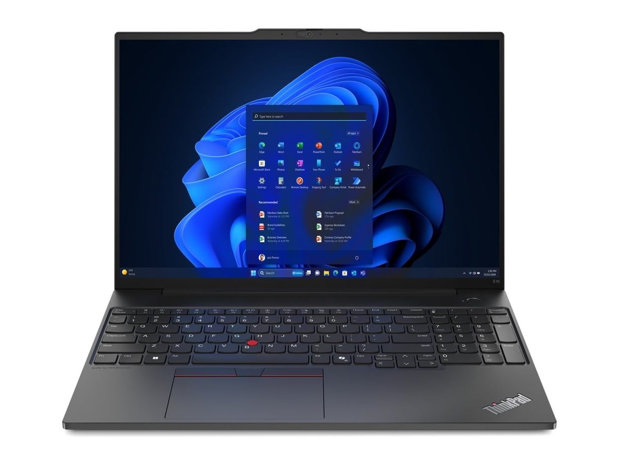 Lenovo - ThinkPad E16 Gen 2 (AMD) 16" - AMD Ryzen 5 7535HS chip - 16GB Memory - 512GB SSD - Black