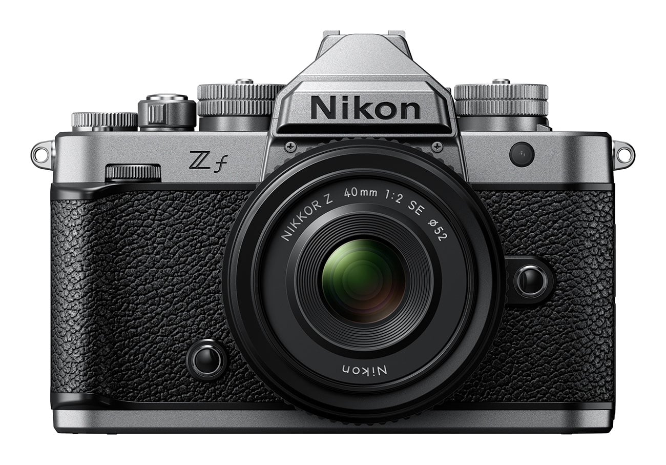Nikon - Z f 24.5MP Mirrorless Cameras with 40mm f/2 (SE) Lens - Silver