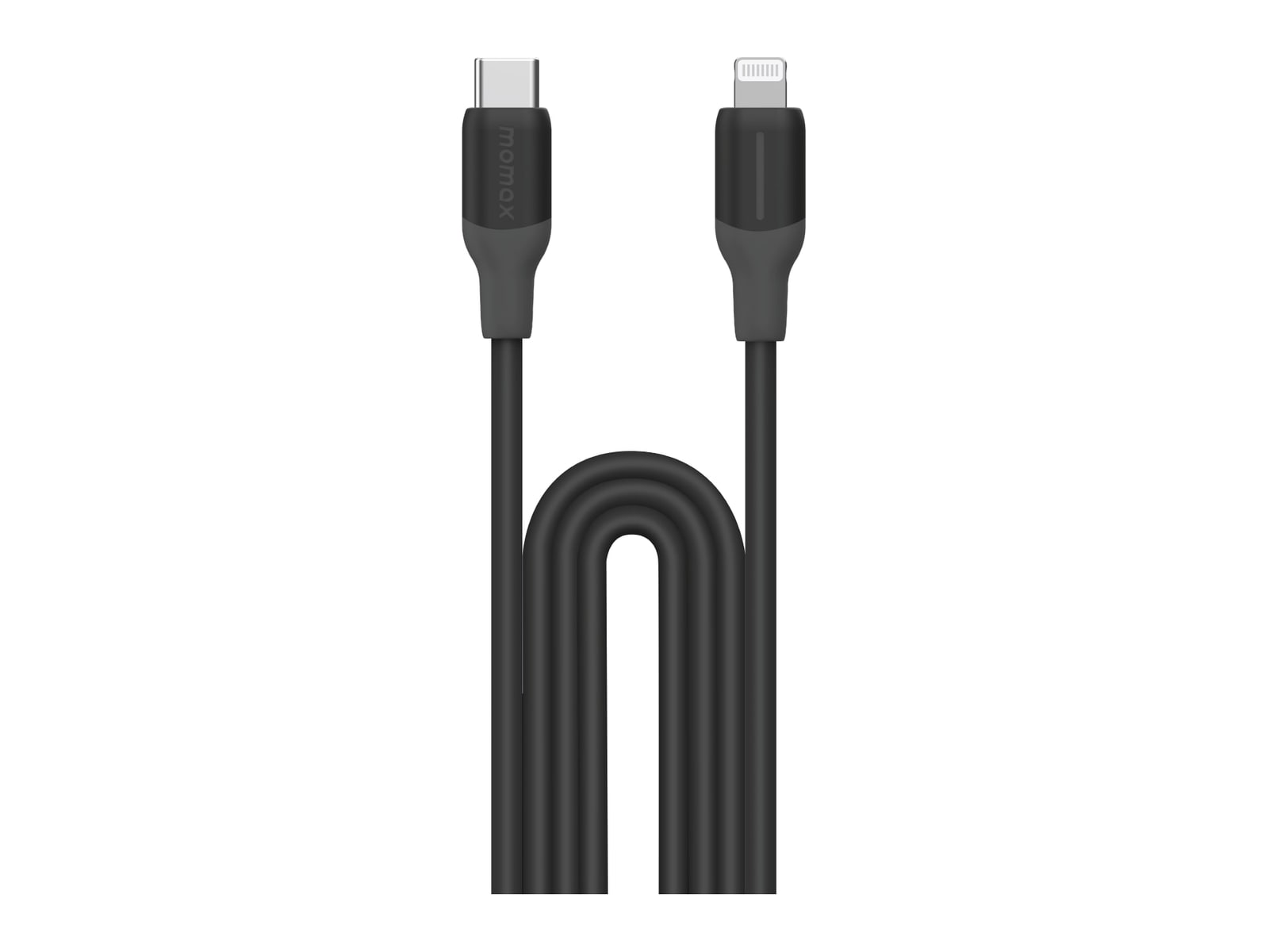 MOMAX - 1-Link Flow LC USB-C to Lightning Cable 1.2m Black USB-C Cables