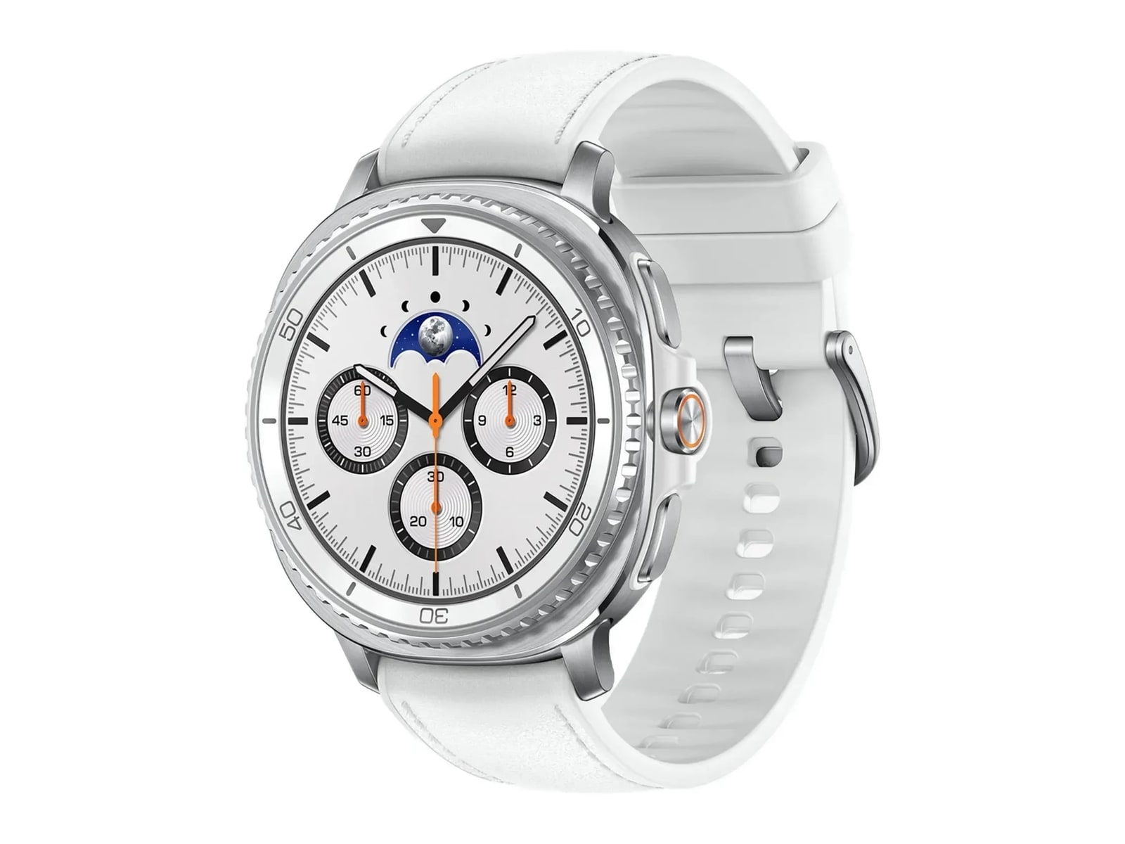 Samsung - Galaxy Watch8 Classic 46mm Smart Watches - White (EU)