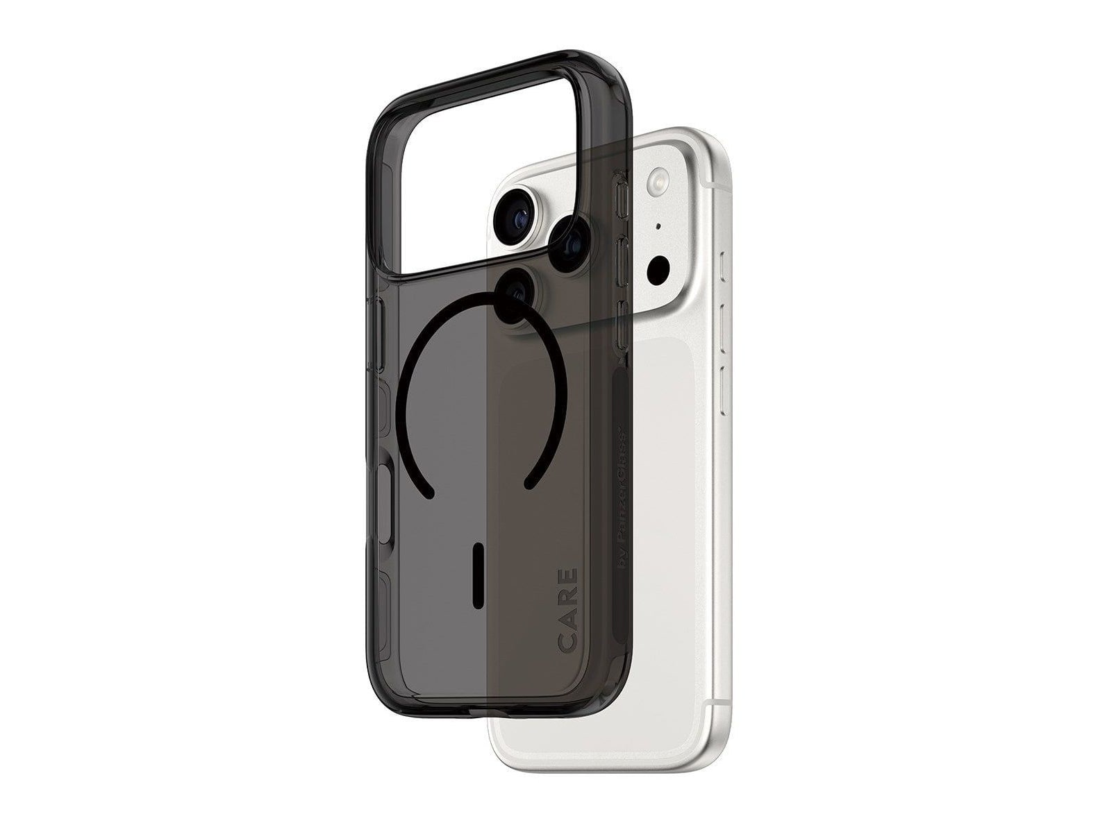 PanzerGlass - CARE Smokey Case w. Black MagSafe iPhone 17 Pro