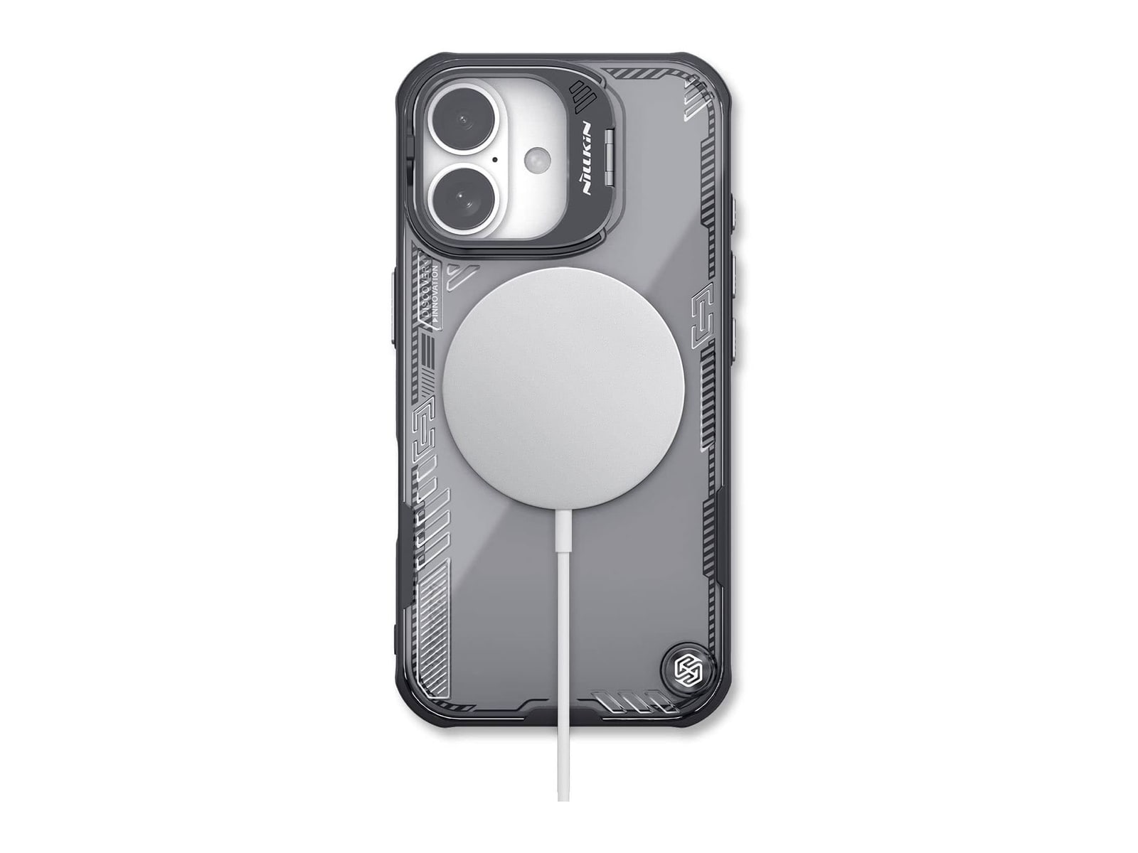 Nillkin - MagSafe Compatible Iceblade CamProp Case with Camera Cutout - iPhone 16 - Black