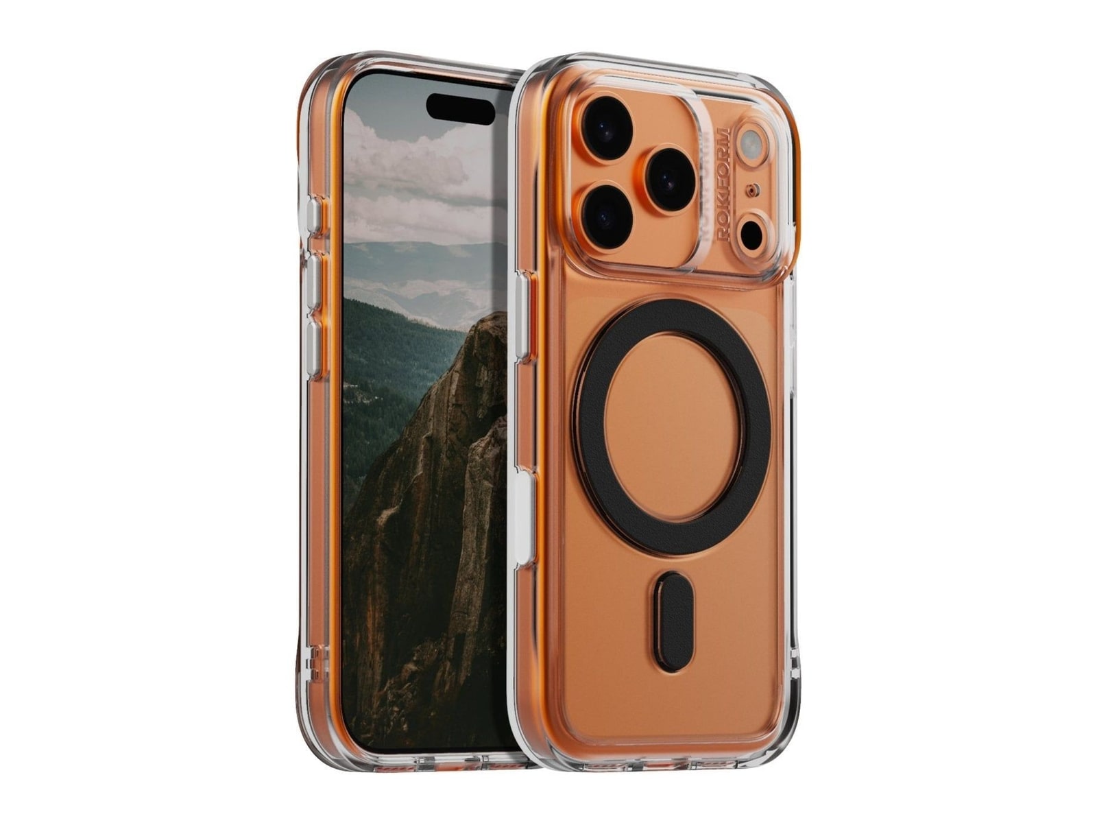Rokform - iPhone 17 Pro Slim Case - Clear/Black