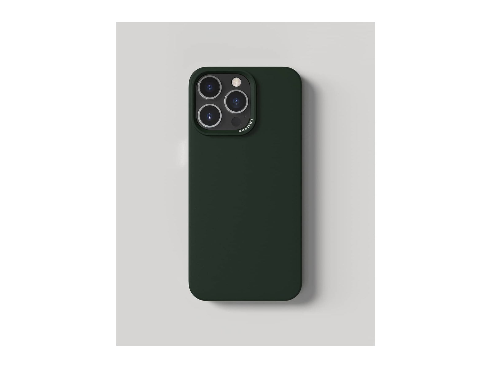 Nudient - Thin Case with MagSafe for iPhone 15 Pro Max - Moss Green