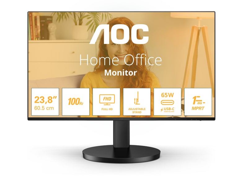 AOC - 23.8" 24B3CF2 Full HD 100Hz Professional Monitors (EU)