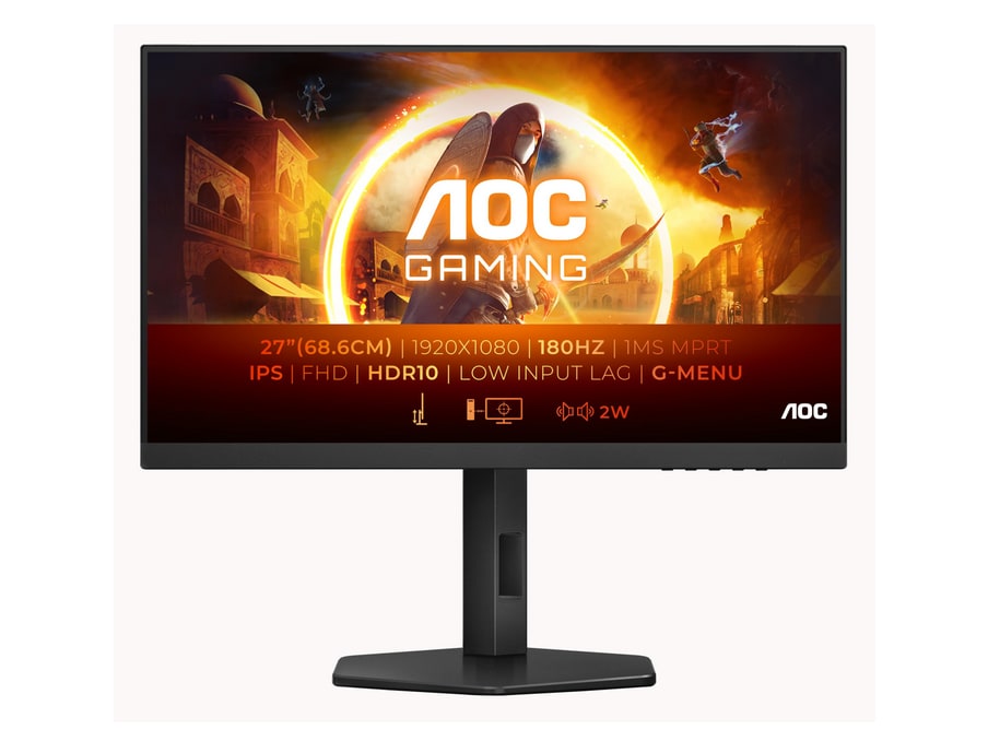 AOC - 27" 27G4X Full HD 180Hz Gaming Monitors (EU)