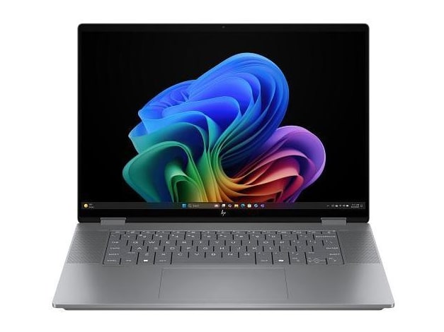 HP - OmniBook X Flip 16-ar0047nr 16-inch - AMD Ryzen AI 7 350 chip - 16GB Memory - 512GB SSD - Meteor Silver