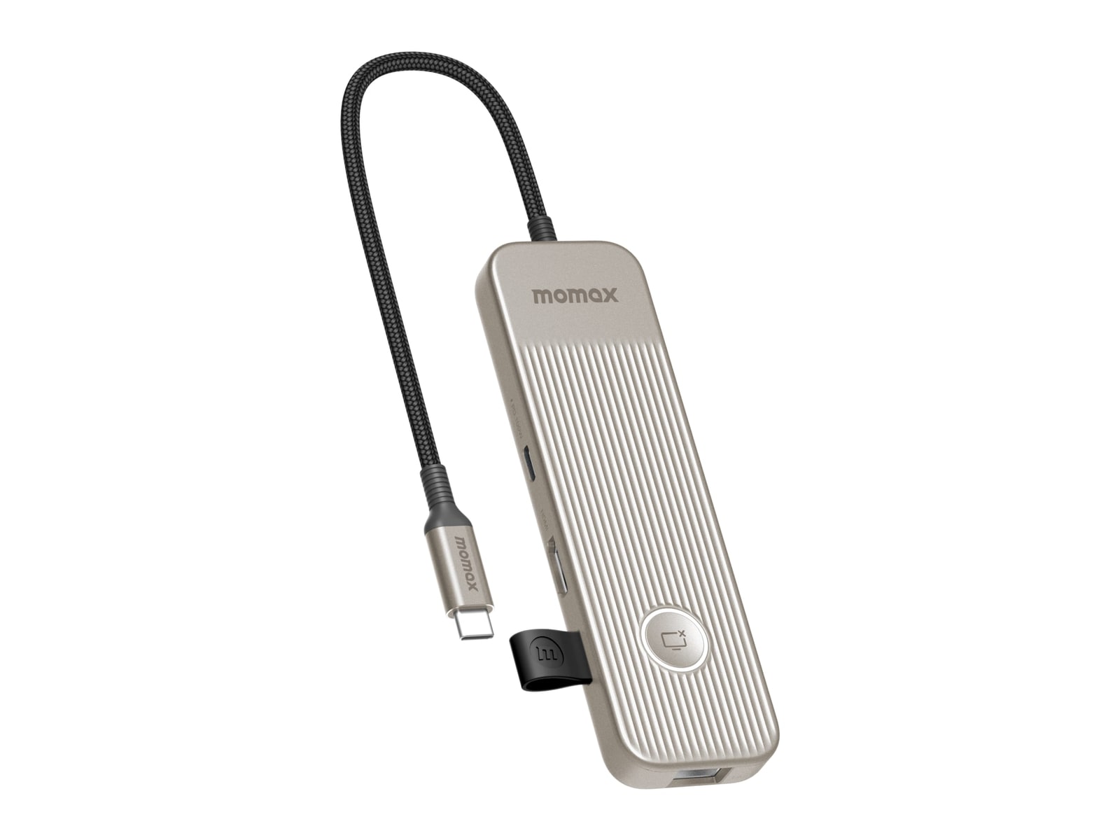 MOMAX - 1-Link USB-C Hub 8-in-1 USB-C USB Hubs - Titanium