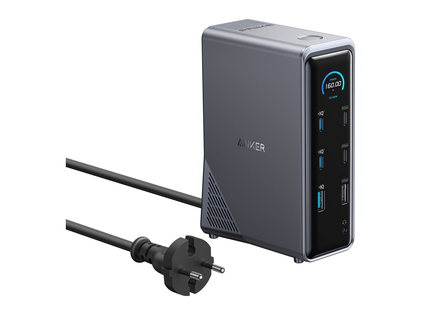 Anker - Prime Charging Docking Station (14-in-1, Dual Display, 160W) Docking Stations